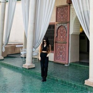Cutout one piece jumpsuit